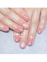 たゆ ネイル(たゆnail)/ピンク海ネイル