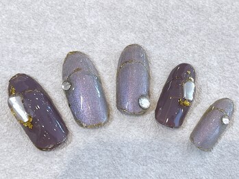 くすみパープル　トレンドB