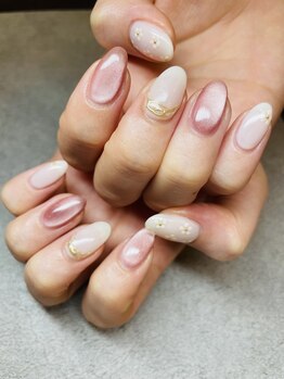 #フィルイン#ニュアンス#ネイル