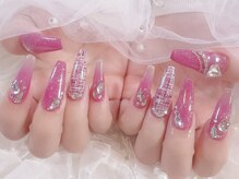 ミイネイル(Me nail)/ツイードネイル/春ネイル2025