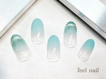 フィールネイル 天王町店(feelnail)の写真/【クーポン使用でシンプル定額ネイル￥6200～】洗練されたデザインでOL～40代以降の大人女性にオススメ★