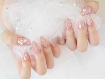 ネイルアンドまつげエクステ ブルーリーフ 四谷三丁目店(Blue Reef)の写真/ブライダルやイベントに◎様々な"やりたい"に応え、色/パ-ツ/デザインを豊富にご用意!貴方だけのネイルに♪