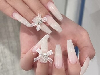 ワンホンネイルデザイン