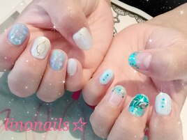 ☆梅雨ネイル☆