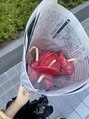 ポーラ リサ店(POLA R-isa) お花が好きです！頑張った日に花を買うようにしています。