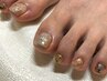 フット■デザインネイル(持ち込み可)　9500円　【フィルイン対応可】