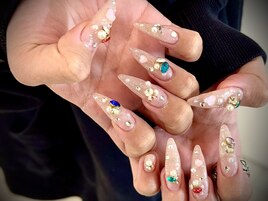 韓国/ビジューネイル☆
