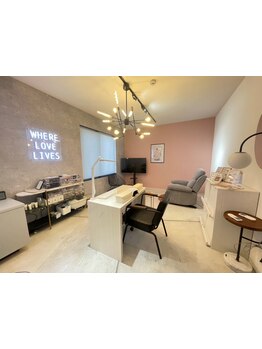 個室があるサロン