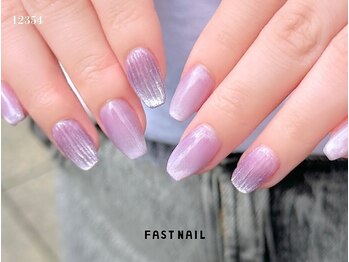 FASTNAIL松戸駅西口店【パラジェル/ジェルネイル専門/定額/マグネット/フットネイル】/クリアリング/バカラネイル/韓国