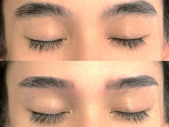 ミレイ(Meley)の写真/【メンズ眉毛専門】1回で垢抜けるからコスパ最強◎普段鏡の前で自己処理している方、アイブロウWAXに感動!
