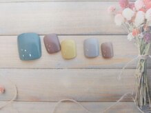 ネイルサロン&スクール ジーナ(GINA)/柔らかくすみカラーネイル