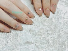 フランセス(Frances)/ガラスフレンチ×蝶々パーツ