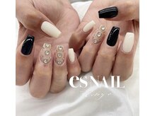 エスネイル 新宿西口店(es NAIL)/ストーンネイル