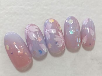 ハーフバックス 堀之内店/桜ネイルクーポン