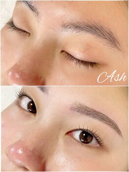 アッシュ(Ash)/眉毛デザインとまつ毛パーマ