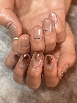 シンメ(SIMME)/インクマーブル×線