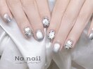 水色ネイル