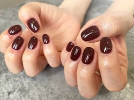 ダークボルドーワンカラ―