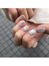 グラマラス アンジェアイ 荻窪店(glamourous ange eye)/オーロラパウダーネイル