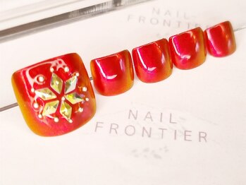 ネイルフロンティア 吉祥寺(NAIL FRONTIER)/雪の結晶ホロフット5480円~