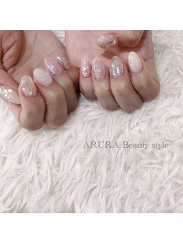 アルラビューティスタイル(ARURA Beauty Style)/うるうるオーロラネイル