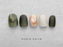 マリー ネイルズ いわきラトブ店(MARIE NAILS)/定額6600円税込 ニュアンス1123c