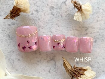ウィスプ(WHISP)/押し花オーロラ/フット