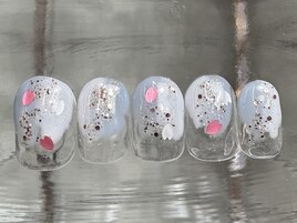 シンプル桜塗りかけ7500円