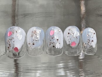 シンプル桜塗りかけ7500円