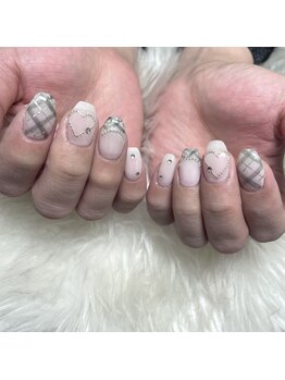 トータルサロン 白べぇーっ プラス/チェックネイル