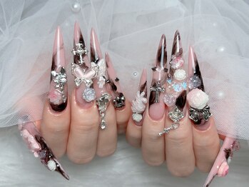 クラウディチャンネイル 新宿(Cloudy Chan Nail)の写真/韓国・ワンホン・ゴテゴテまで♪パーツつけ放題