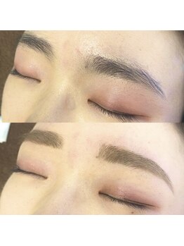 ラブアンドヘアー マハロ(Love&Hair Mahalo)の写真/トレンドのアイブロウワックスで、お手頃価格でなりたい眉に♪自分らしい眉で表情を明るく！