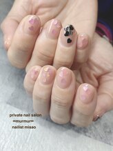 プライベート ネイルサロン マーマ(murmur)/ハートデザイン