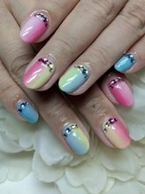 コーラル(CORAL)/オーダーグラデーションアート