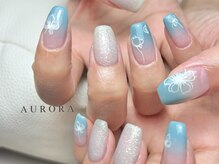 アウロラ 代々木上原(AURORA)/グラデ　ハイビスカス　夏