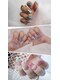 ネイル フライガール(nail FLY GIRL)の写真/【仕上がりで差が出る圧倒的なデザイン】絶妙なニュアンスアート/繊細なアートが得意◎モチの良さも抜群★