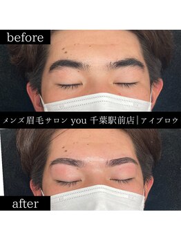 ユー 千葉駅前店(you)/メンズ眉毛/メンズ眉/千葉駅