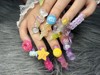 ナッティーキャット(Nutty cat)の写真/イベントネイルに♪個性派ネイル/クロムネイル/概念ネイル/ダークネイル/ワンホンネイル/持ち込み対応もOK