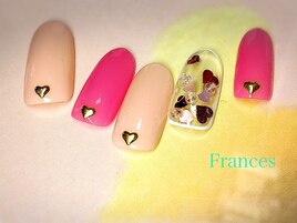 ワンカラー×ハート