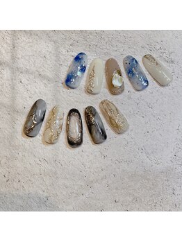 エスフィーネイルサロン リシェル(Esfy nailsalon Richer)/2022年 8月 Bコース