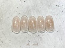 ユーケーネイル(uk nail)/シンプルアート6500円