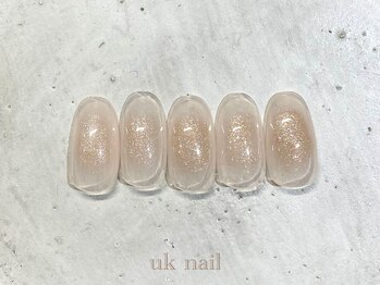 ユーケーネイル(uk nail)/シンプルアート6500円