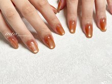 ネイルサロン イントゥ(into_)/ぷるマグ　テラコッタ　スクエア