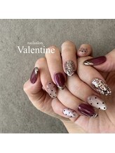 ネイルサロン ヴァレンタイン(nailsalon Valentine)/うるマグのドットネイル