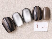 アイネイルズ 三宮店(I nails)/シアーブラックうるマグ