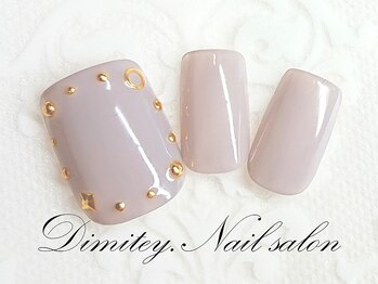 ディミティー ネイル サロン(Dimitey. Nail salon)の写真/【足元からお洒落に♪】お仕事上、派手なハンドネイルが出来ない方にも◎足先を美しく彩りませんか？