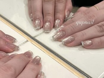 クプ アイラッシュプラス(qup)の写真/ちゅるんとしたマグネットネイルやワンホンネイルなどトレンドデザインもお任せ◎指先から可愛いを演出♪