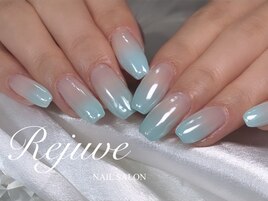 海外ガール☆アイスブルーネイル
