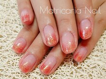 マトリカリア ネイルアンドビューティー(Matricaria)/ラメグラデーションネイル