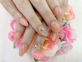 [中村]透け感☆コーラルカラー